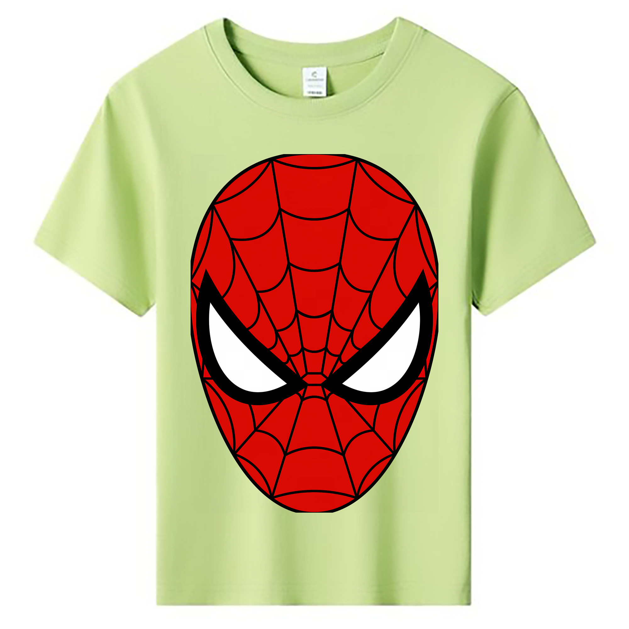 （画像用） Spider Man スパイダーマン 綿100％キッズTシャツ（フロントプリント）